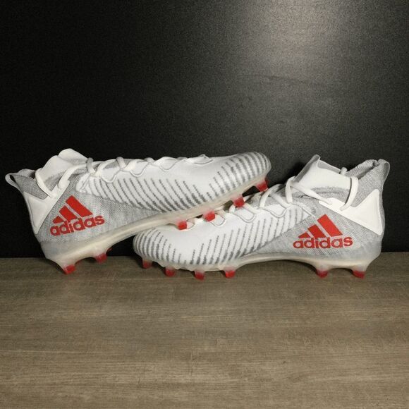 Adidas Freak Ultra Primeknit Football Cleats White Red Gray FX1297 Men's Size 15 - Picture 4 of 7